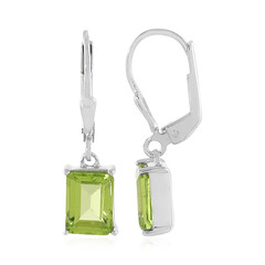 Peridot-Silberohrringe