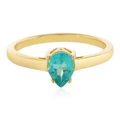 Blauer Apatit-Silberring