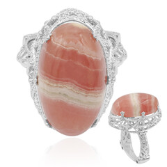 Rhodochrosit-Silberring (Dallas Prince Designs)