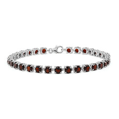 Granat-Silberarmband