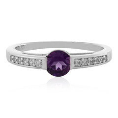 Sibirischer Amethyst-Silberring