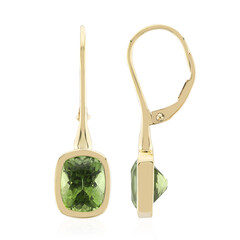 Wagogo-Peridot-Goldohrringe