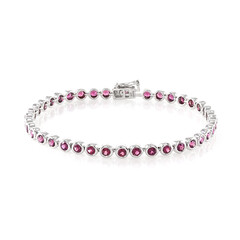 Rhodolith-Silberarmband