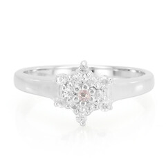 Pinkfarbener Ceylon-Saphir-Silberring