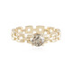 I2 Schokoladen-Brillant-Goldring
