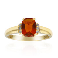 Mexikanischer Feueropal-Goldring (CIRARI)