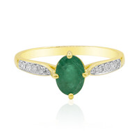 Sambia-Smaragd-Goldring (Adela Gold)