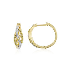 Diamant-Silberohrringe