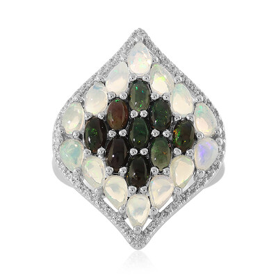 Opal-Silberring