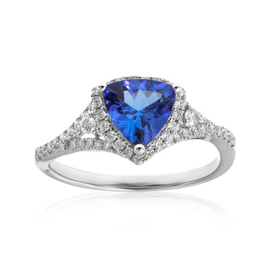 AAA-Tansanit-Goldring (CIRARI)