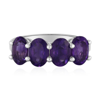 Sambia-Amethyst-Silberring
