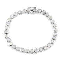 Blauer Mondstein-Silberarmband (KM by Juwelo)