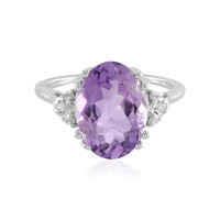 Lavendel-Amethyst-Silberring