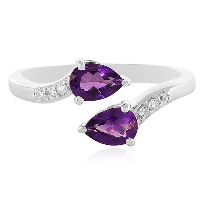 Sambia-Amethyst-Silberring
