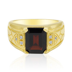 Granat-Silberring