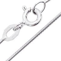 375er Weißgold-Schlangenkette - 45 cm - 3,4 g