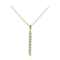 I3 (I) Diamant-Silberhalskette