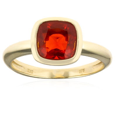 Mexikanischer Feueropal-Goldring (CUSTODANA)