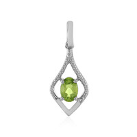 Peridot-Silberanhänger