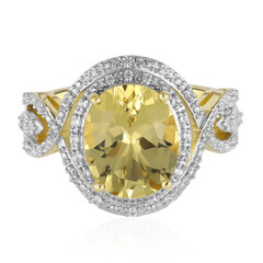 Goldener Beryll-Goldring