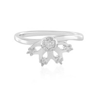 I2 (I) Diamant-Silberring