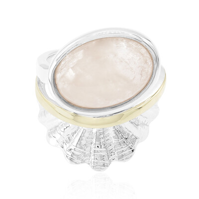 Morganit-Silberring (MONOSONO COLLECTION)