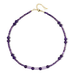 Amethyst-Silberhalskette