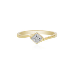 I2 (I) Diamant-Silberring