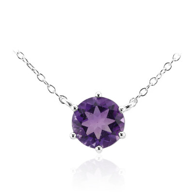 Sambia-Amethyst-Silbercollier