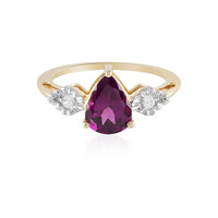 Magenta-Granat-Goldring
