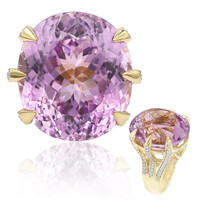 Patroke-Kunzit-Goldring