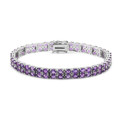 Amethyst-Silberarmband