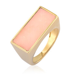 Pinkfarbener Opal-Silberring (de Melo)
