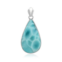 Larimar-Silberanhänger