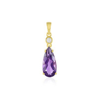Sibirischer Amethyst-Silberanhänger