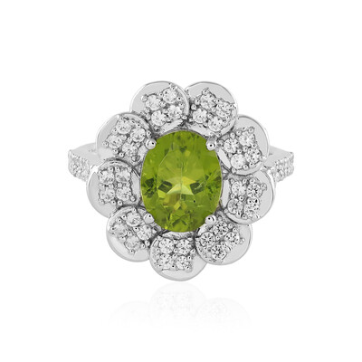 Peridot-Silberring
