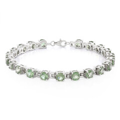 Russischer Apatit-Silberarmband