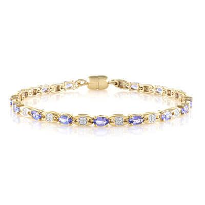 Tansanit-Silberarmband