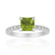 Burmesischer Peridot-Silberring
