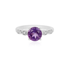 Sibirischer Amethyst-Silberring