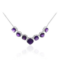 Marokkanischer Amethyst-Silbercollier