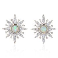 Welo-Opal-Silberohrringe (Dallas Prince Designs)