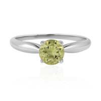 Ouro Verde-Quarz-Silberring