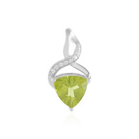 Peridot-Silberanhänger