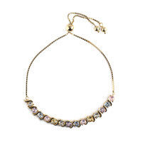 Edelstein-Silberarmband