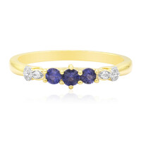 Dumortierit-Goldring