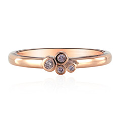 Pinkfarbener I3 Argyle-Brillant-Goldring (Mark Tremonti)