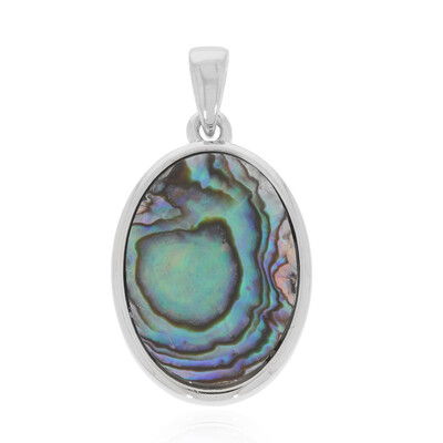 Abalone-Muschel-Silberanhänger