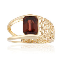 Pinkfarbener Zirkon-Goldring (Ornaments by de Melo)