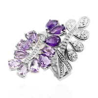 Amethyst-Silberring (Dallas Prince Designs)